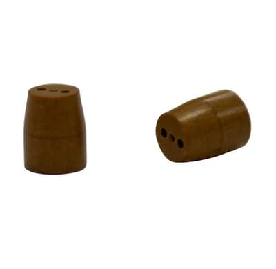 Chromatography Research Supplies 1/16" Ferrule 0.5 mm ID (long) Two-Hole Vespel (10/pk)